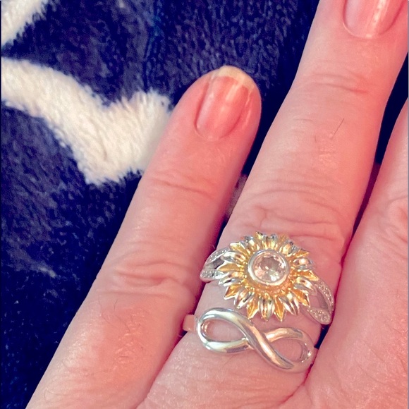 ❤️Valentines Day-Infinity Rings 925 SS & Rose Gold - Picture 11 of 15